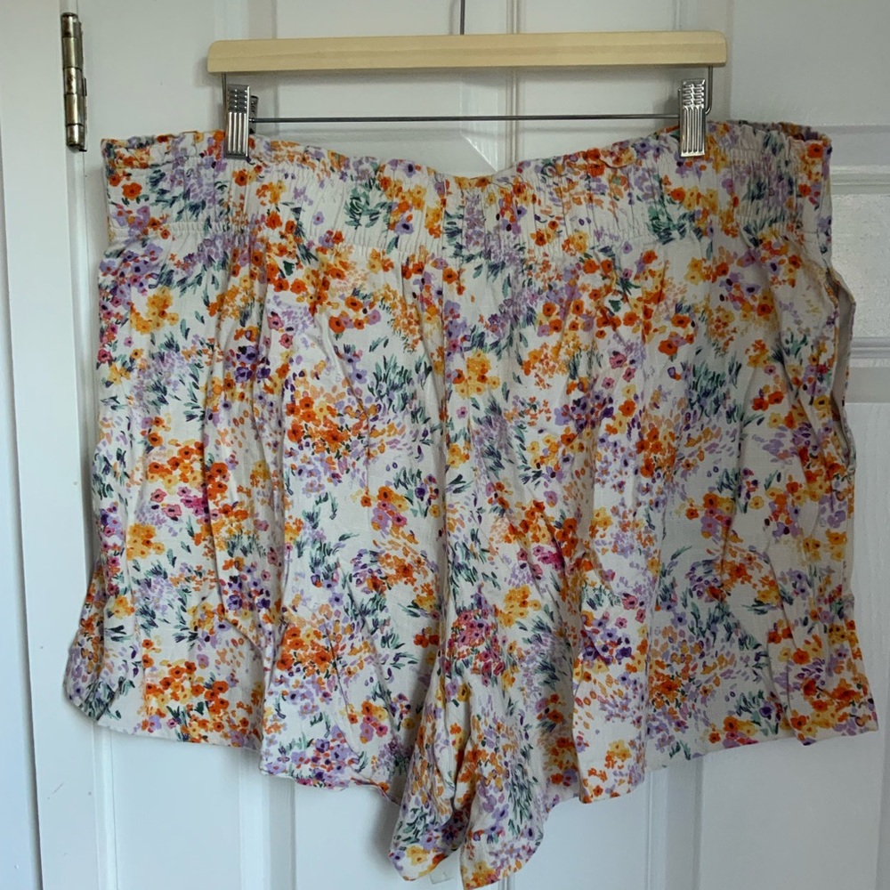 H&M linen blend shorts XXL